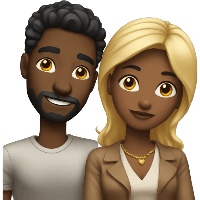 Black lovers  emoji