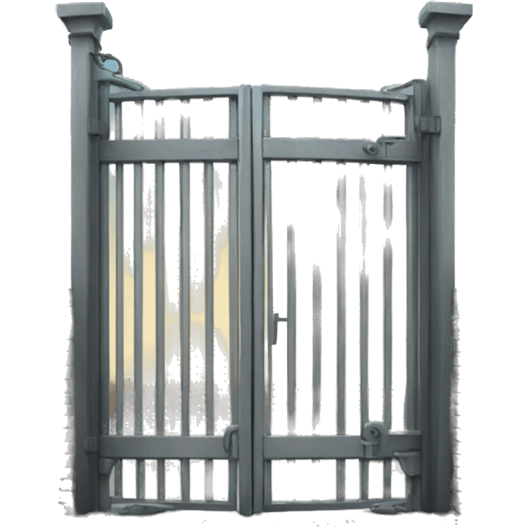 open prison gate emoji