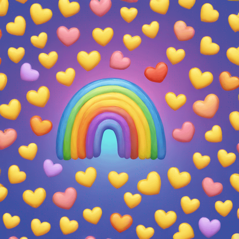 Heart rainbow emoji