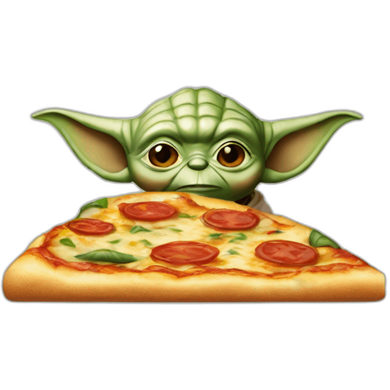 Yoda pizza emoji