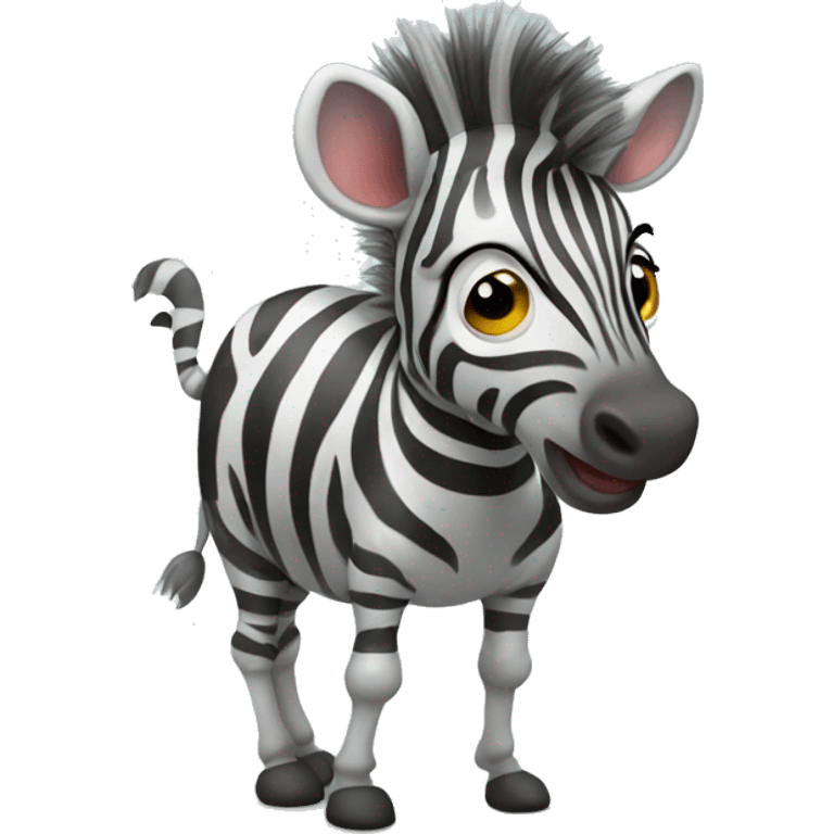 zebra farting emoji