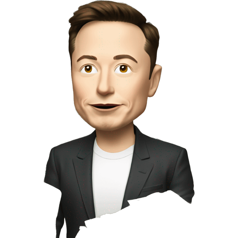 elon musk with money emoji