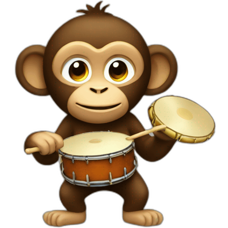 monkey with cymbals emoji