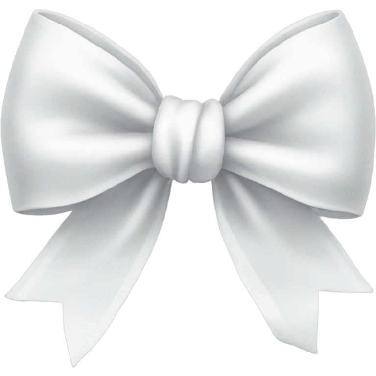 White bow  emoji