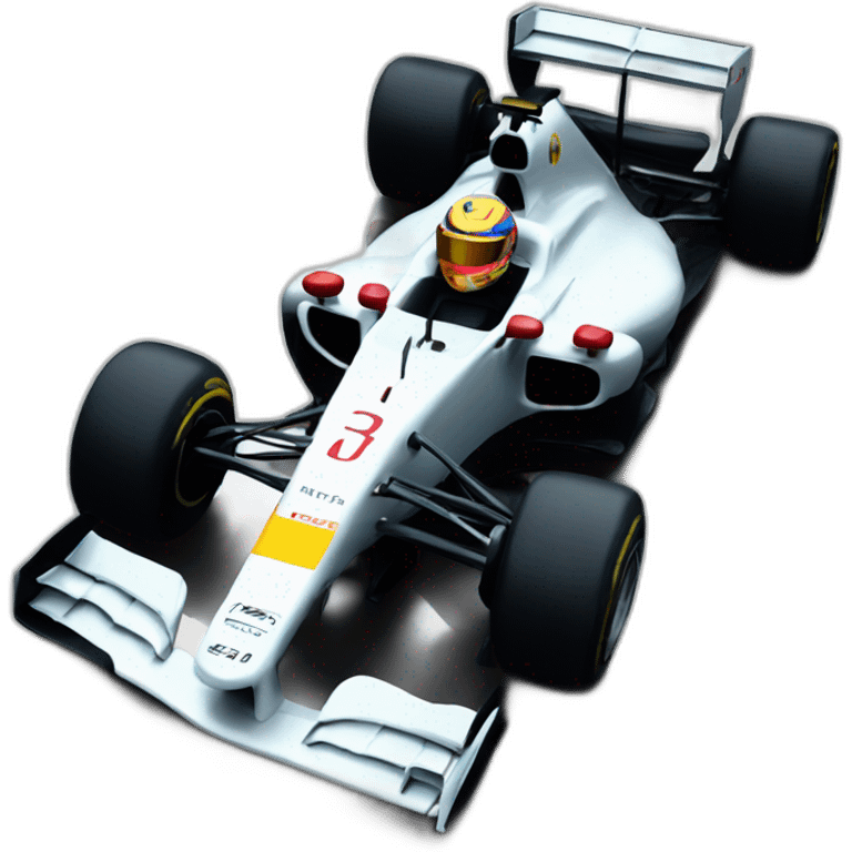 Formula 1 car emoji