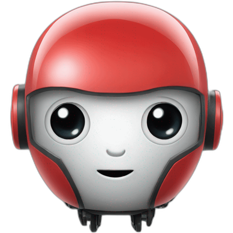 cute robot red emoji