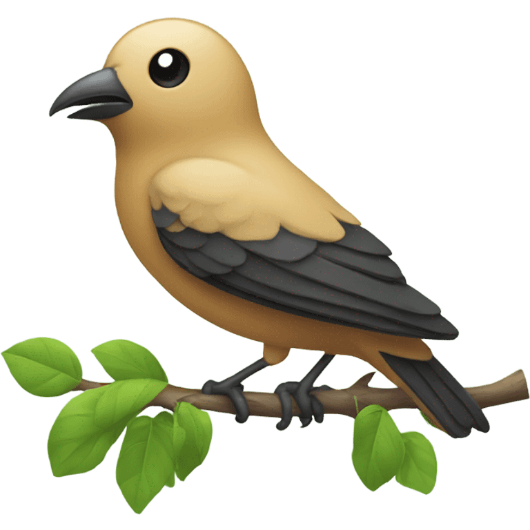 Bird in a branch emoji