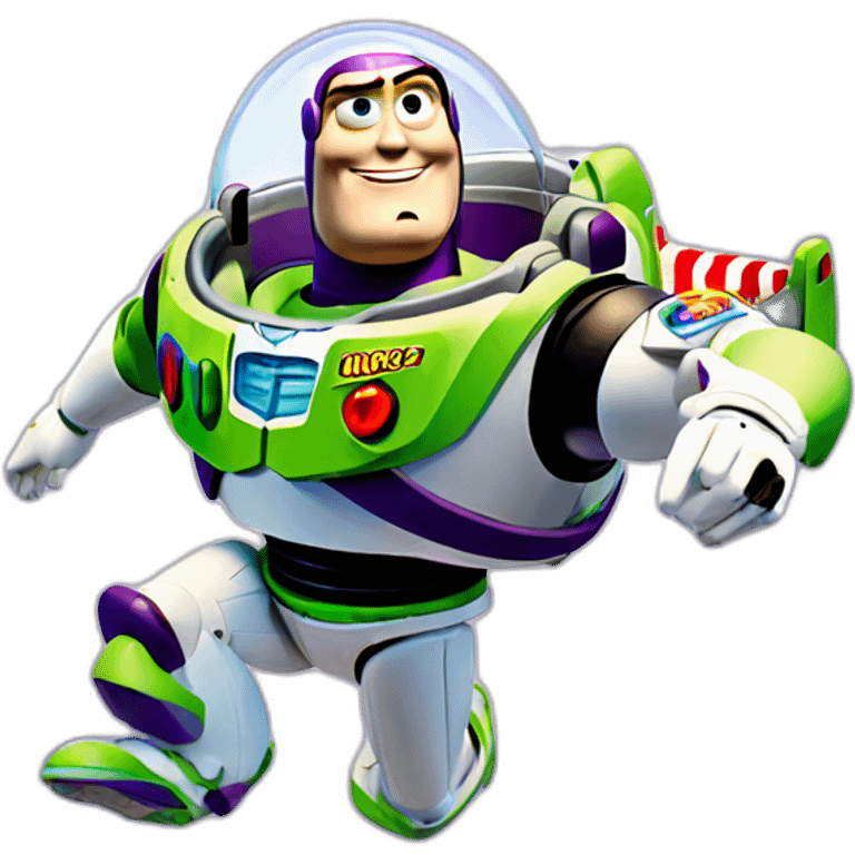 buzz lightyear flying emoji