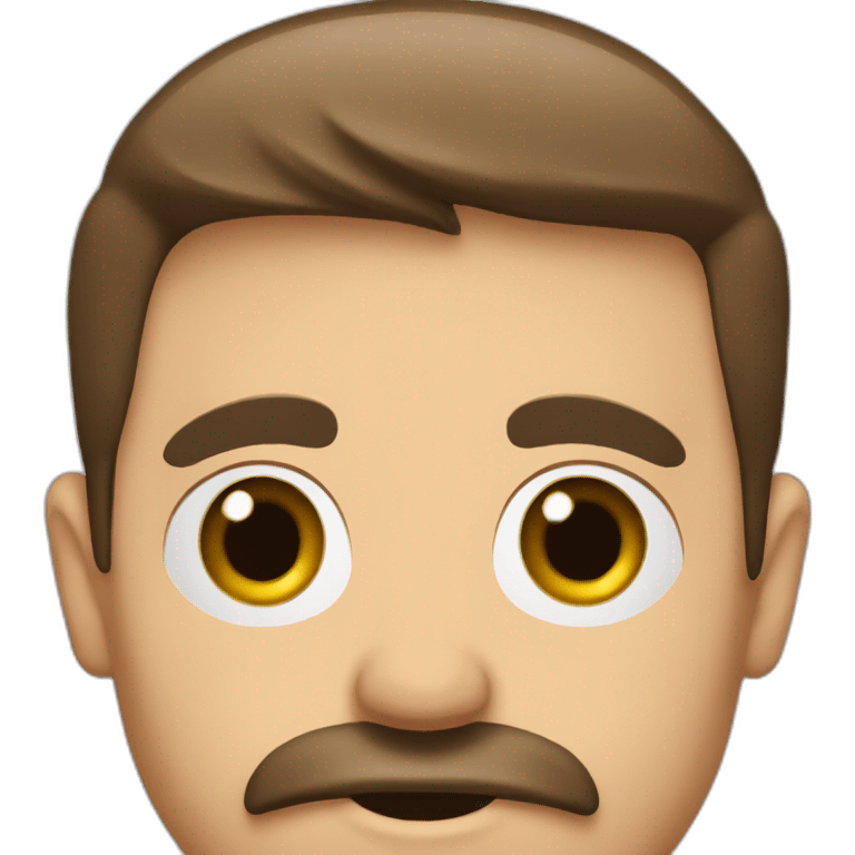 Adolf H, brown hairs emoji