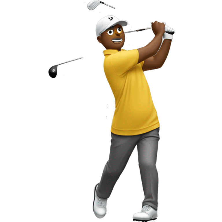 One arm golfer emoji