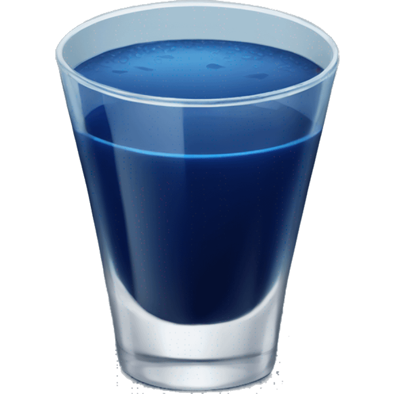 dark blue drink emoji