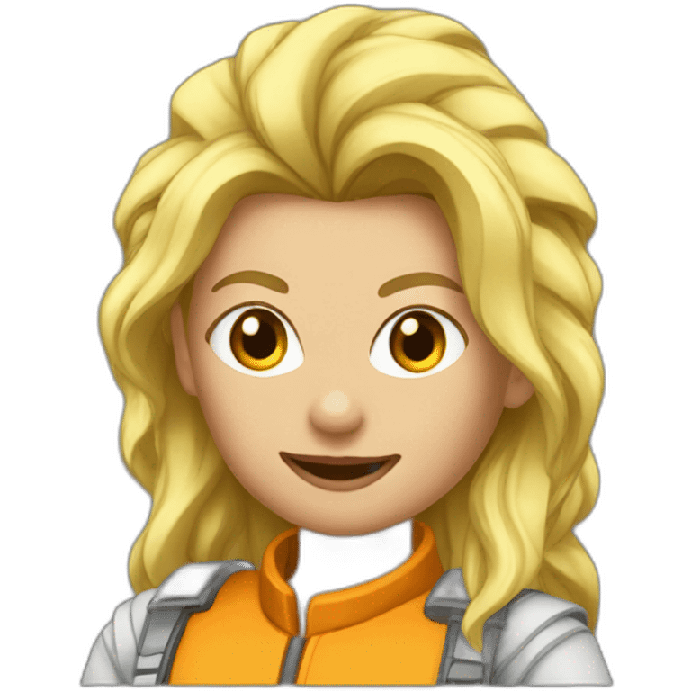 super saiyan engineer female emoji