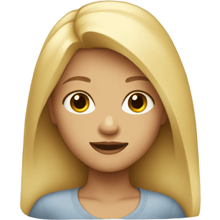 Girl blonde emoji