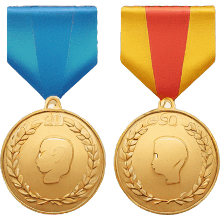 gold medal and bronze medal emoji