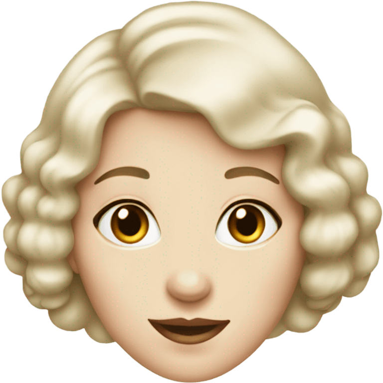 white Woman out of the 20s  emoji