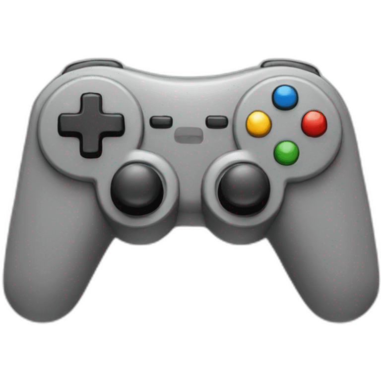 gamepad with personal computer emoji