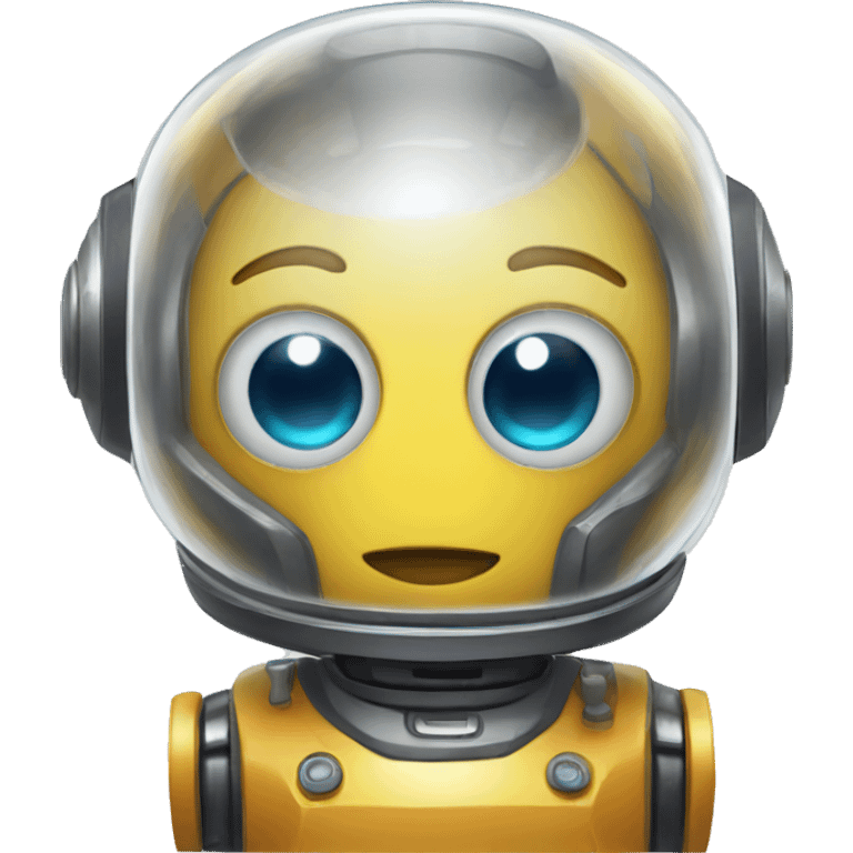 Zapvoice as a cute assistant bubble robot  emoji