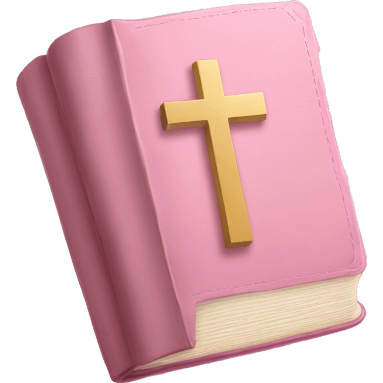 light pink bible emoji