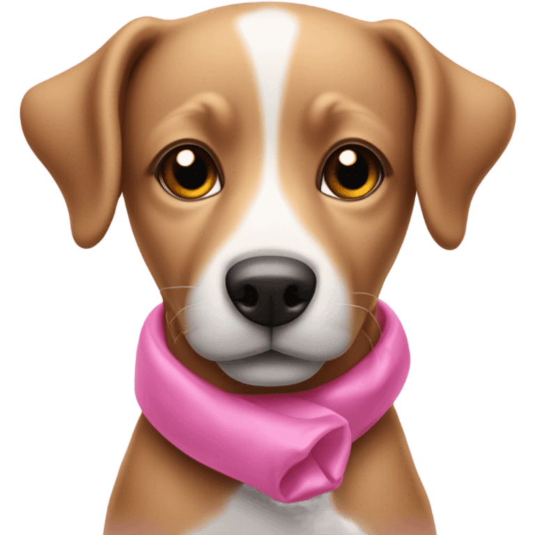 Perro Rosa  emoji