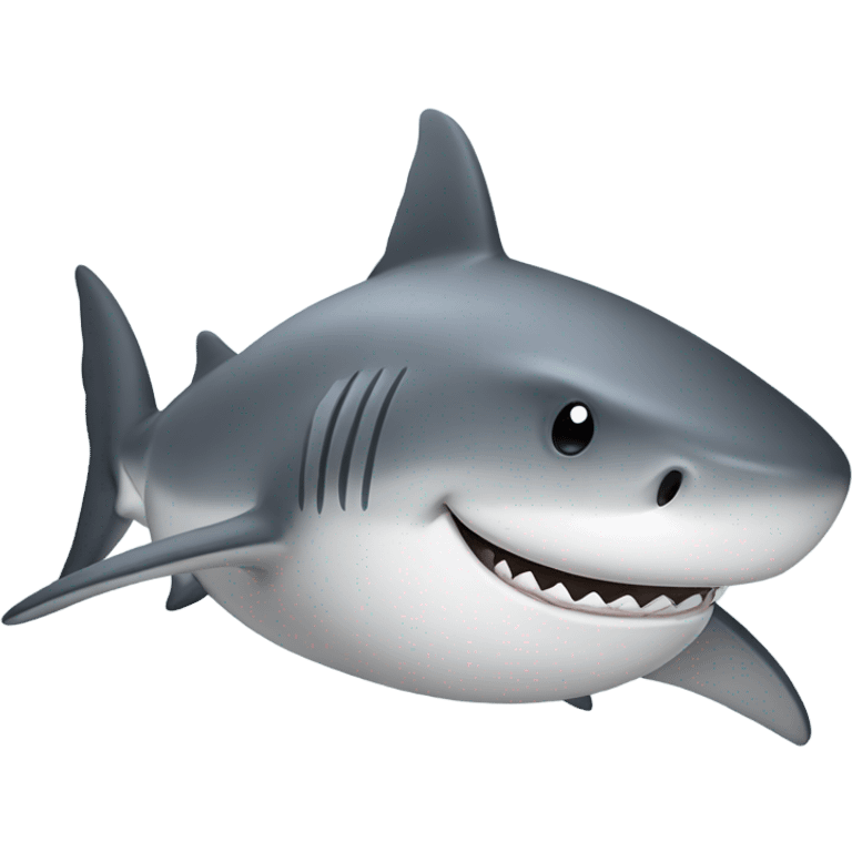 round shark emoji