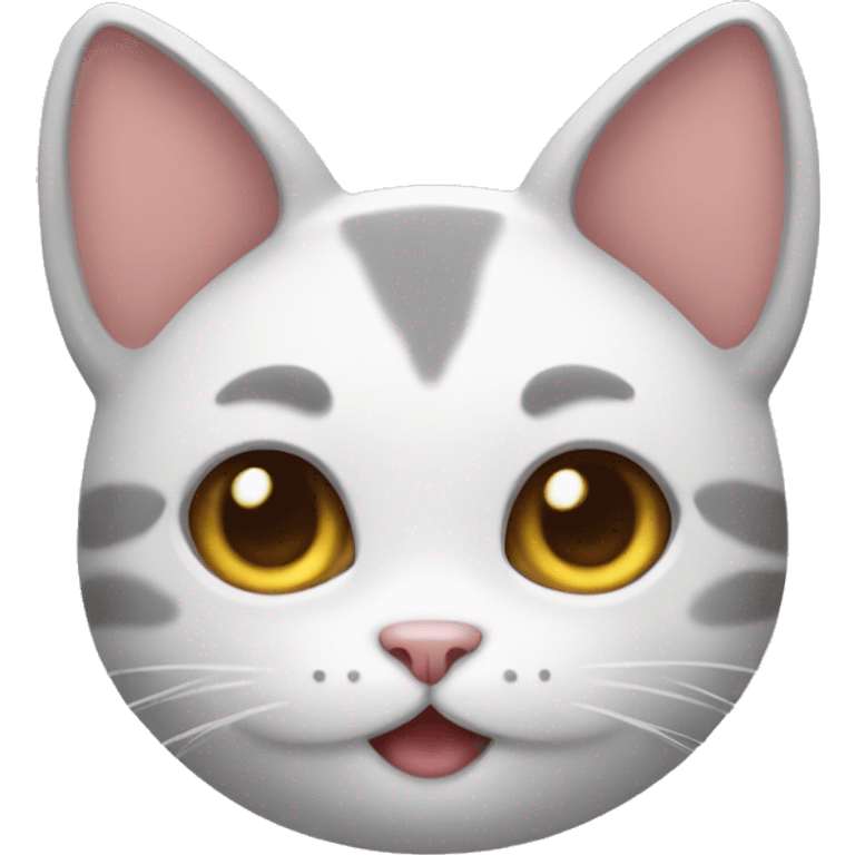 Kawaii cat emoji