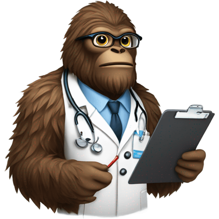 Doctor sasquatch emoji