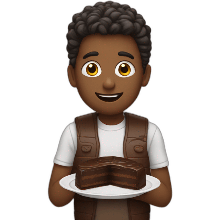 nicolas eats chocolate emoji