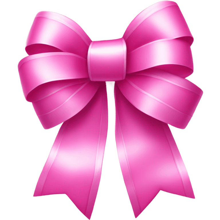 Pink bow emoji