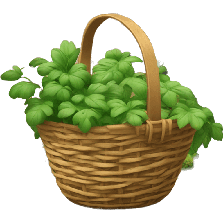 basket with courtyard emoji