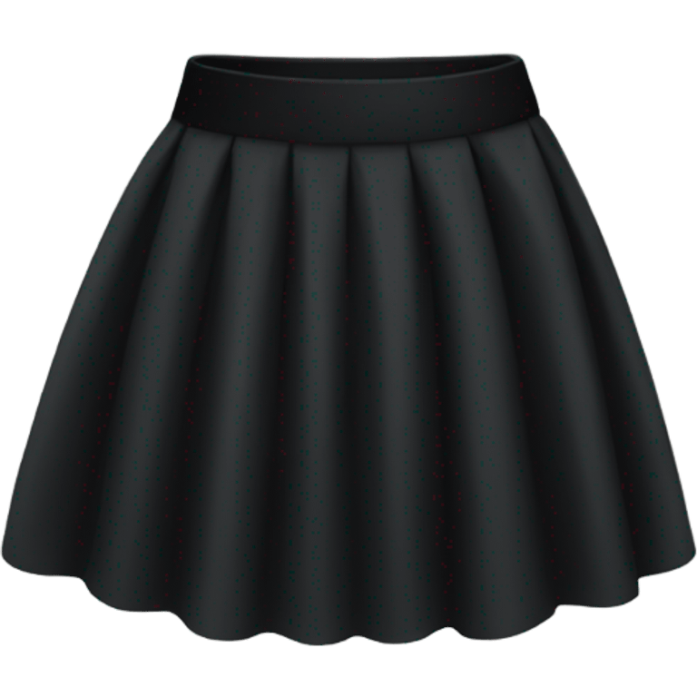 Black skirt emoji