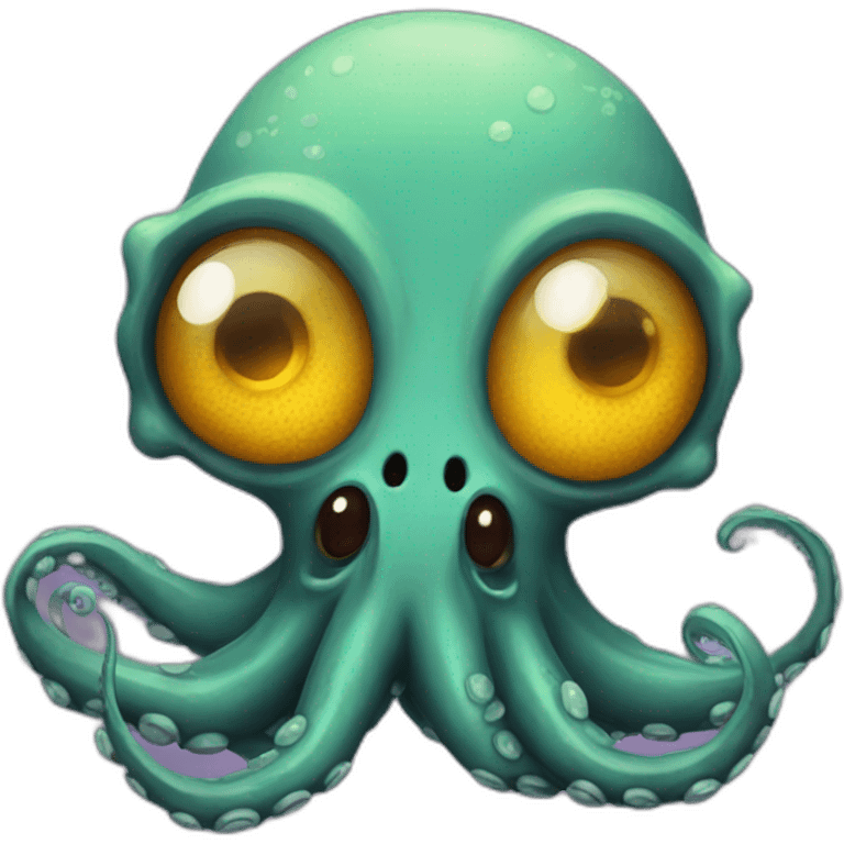 Zombie octopus emoji