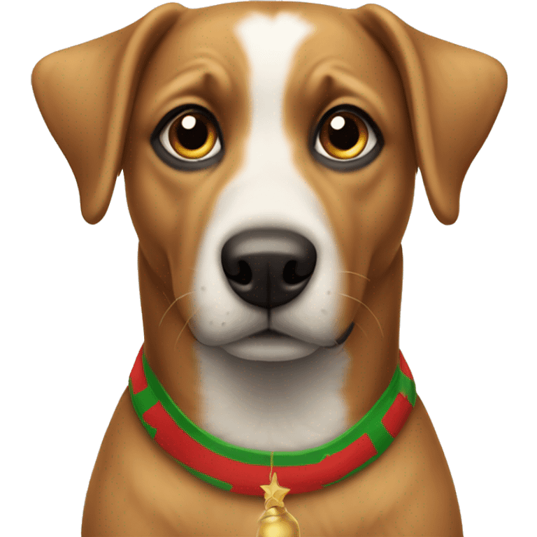 Dog tekel navidad  emoji