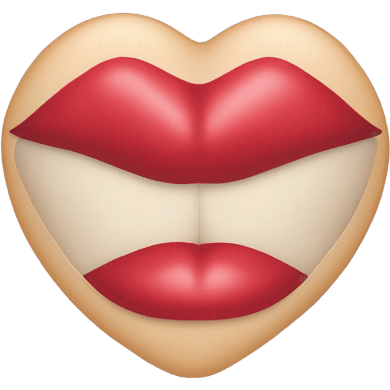 Heart and kiss emoji