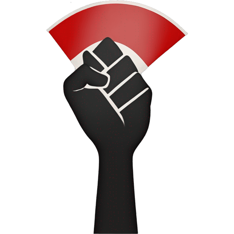 Un drapeau antifasciste  emoji