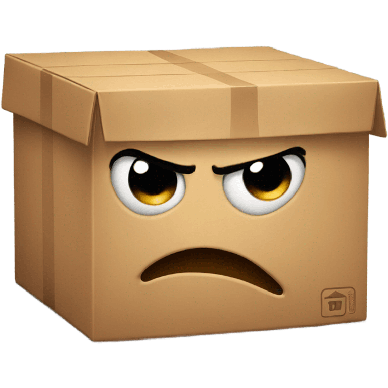 Angry Smile in Box emoji