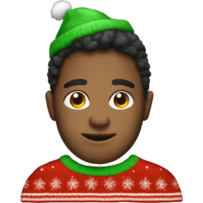 ugly christmas sweater emoji