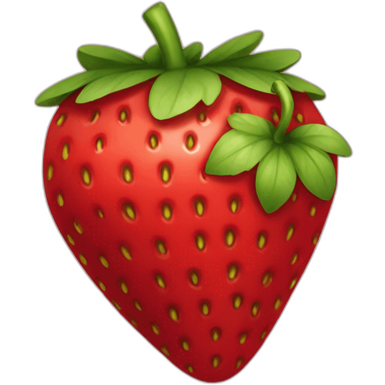 Strawberry fce emoji