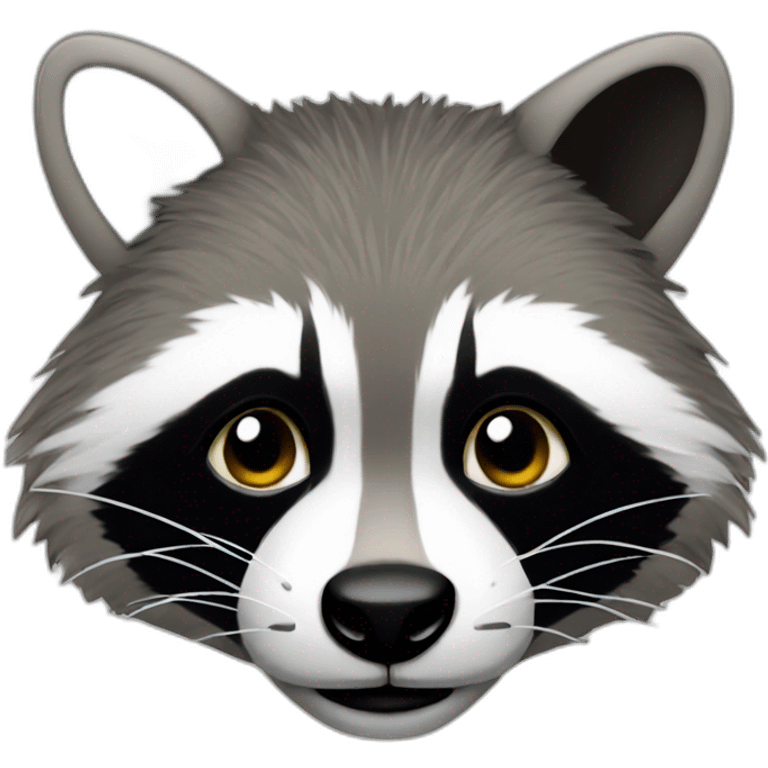 Money emoji but it's a racoon emoji