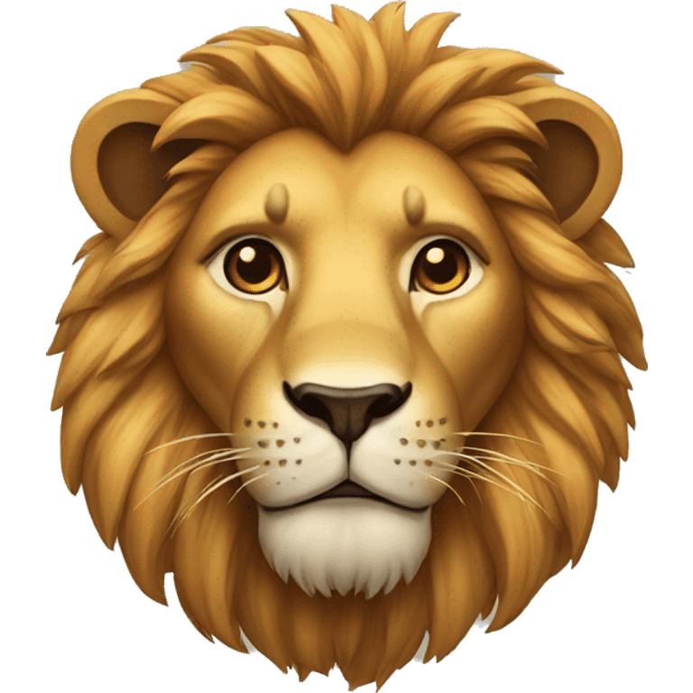 A lion emoji