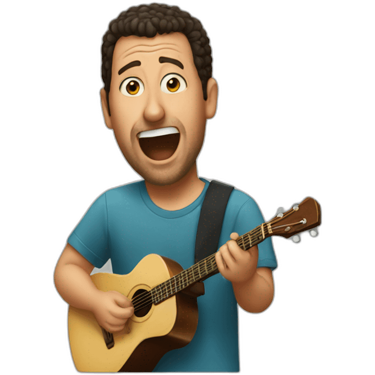 adam sandler singing emoji