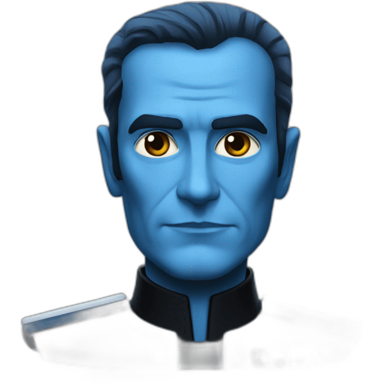 Admiral Thrawn blue emoji