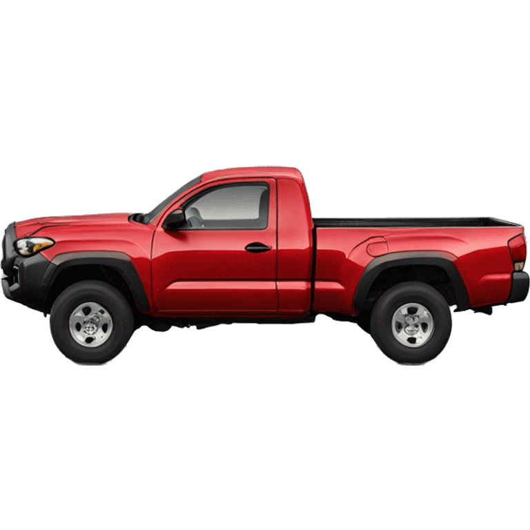 199 Toyota Tacoma ext cab 4wd with red paint emoji