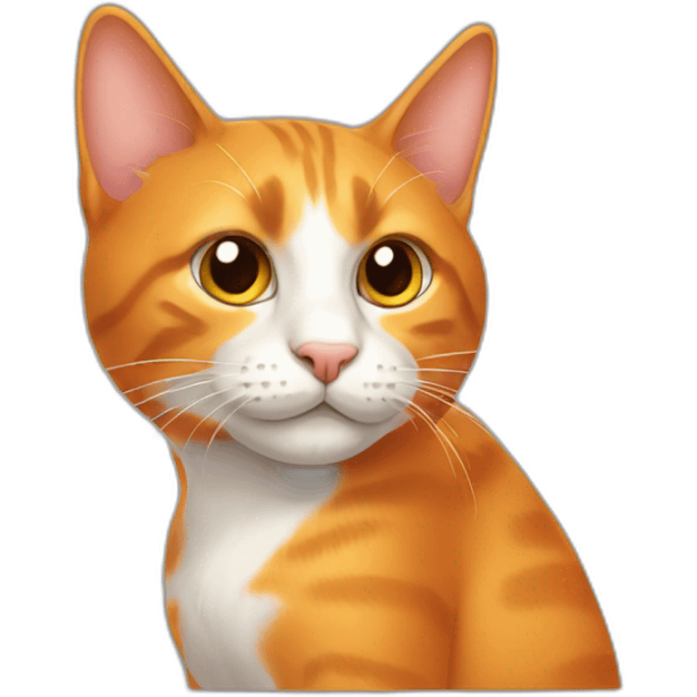 cat orange  emoji