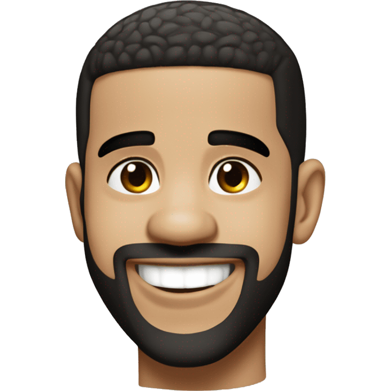 Drake grinning ￼ emoji