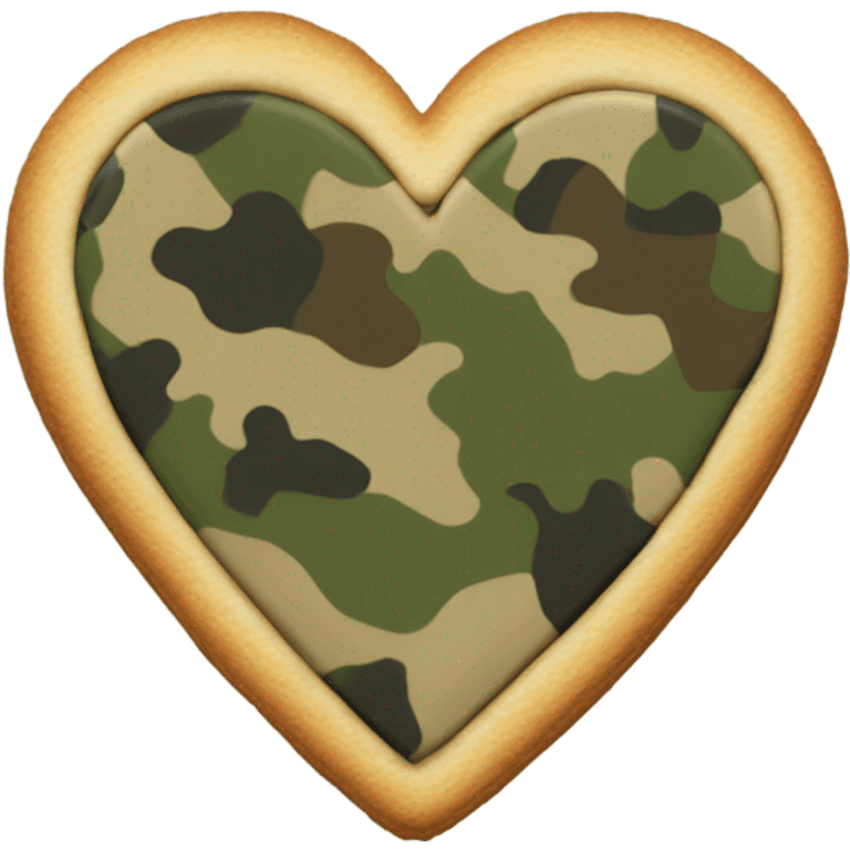 Tactical cookie heart emoji