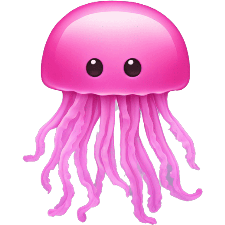 Pink jellyfish emoji