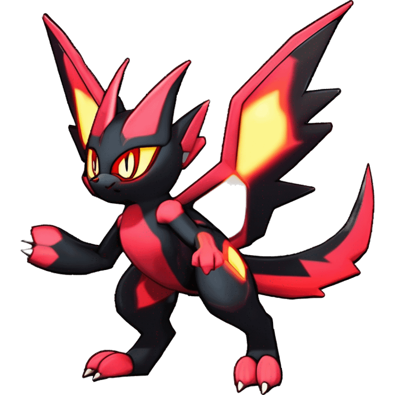 Noivern-Litten-Zorua-Nargacuga-Fakemon-hybrid full body emoji