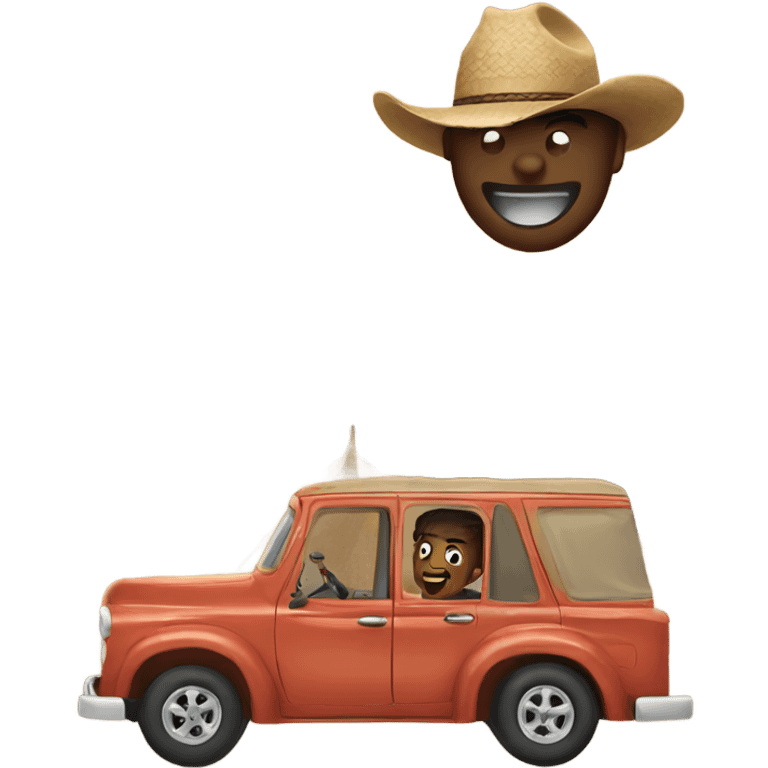 roadtrip with texas emoji