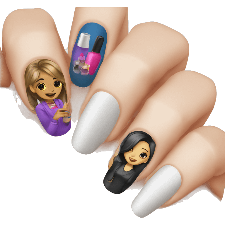 Nail artist emoji