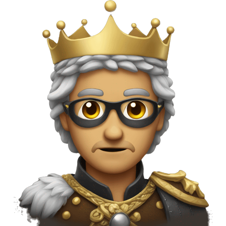 King with eyepatch emoji